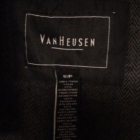 Men’s Van Heusen Black Bomber Jacket Size S - Picture 3 of 4